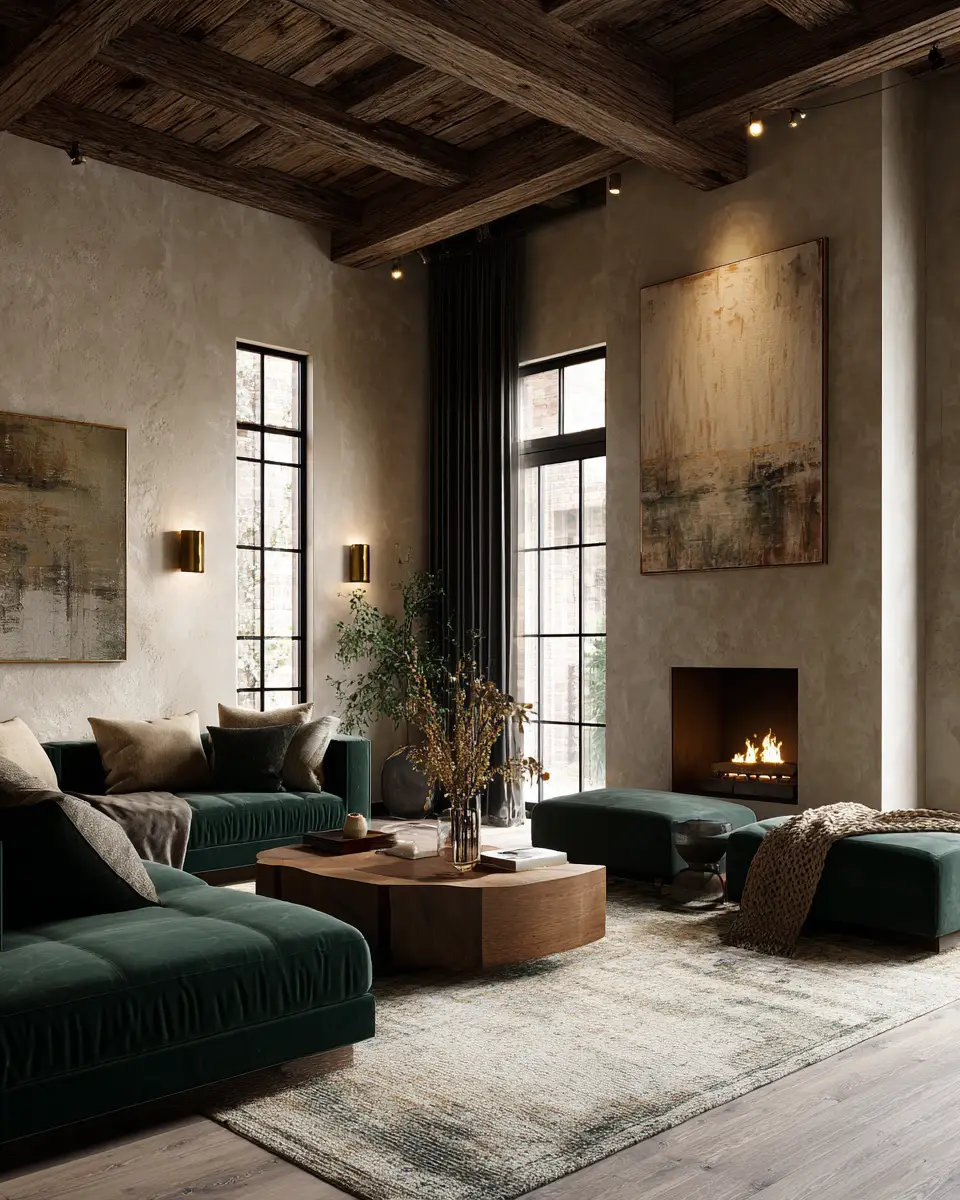 Rust Farmhouse Living Room Decor Ideas