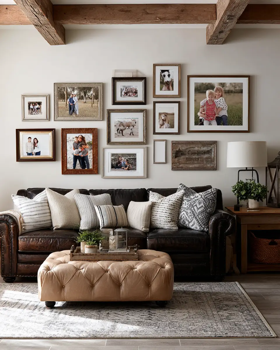 Rust Farmhouse Living Room Decor Ideas