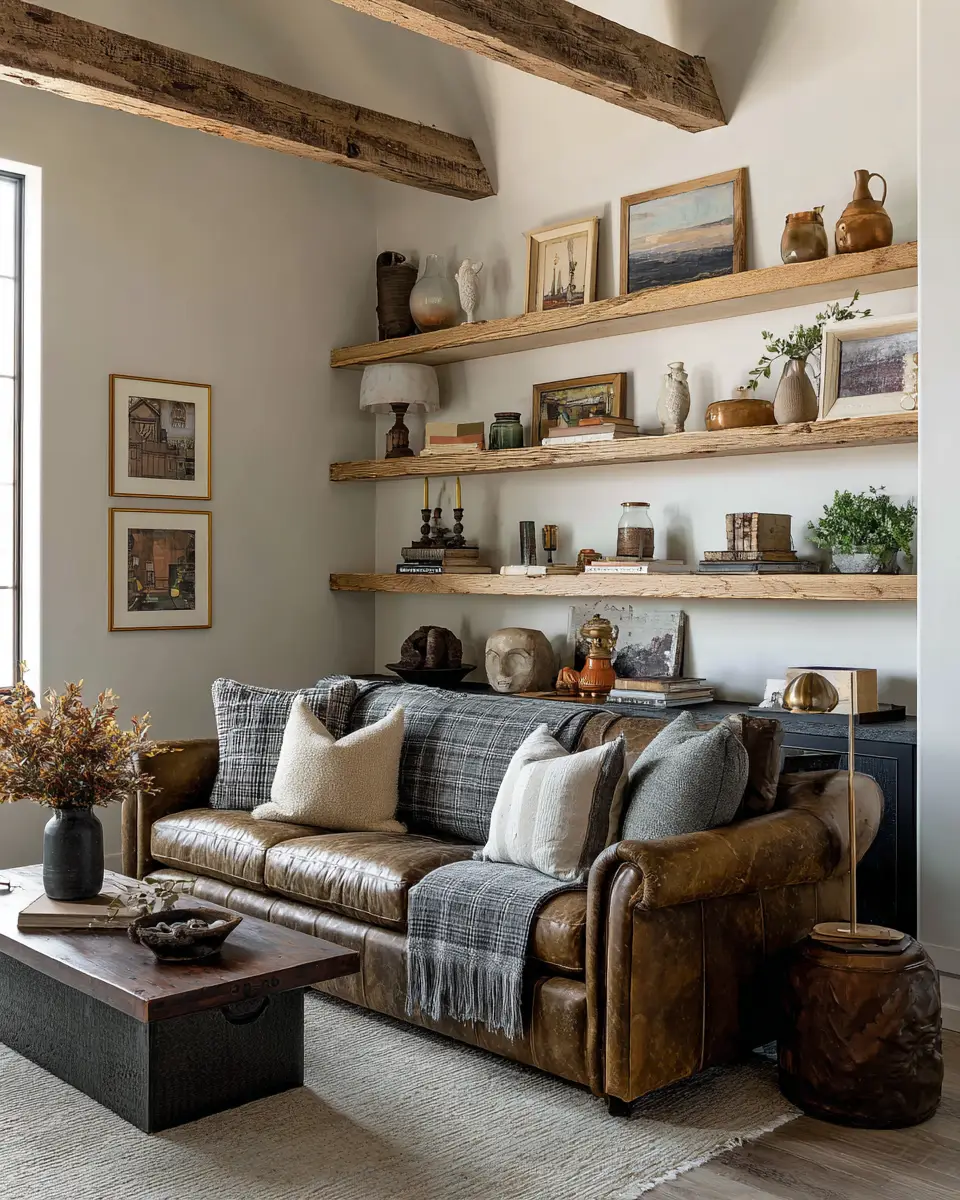 Rust Farmhouse Living Room Decor Ideas