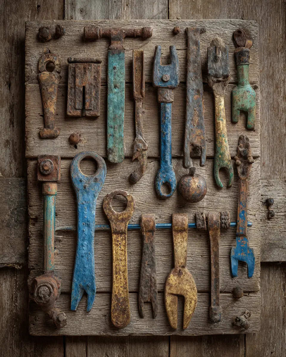 Rust Industrial Garage Decor Ideas