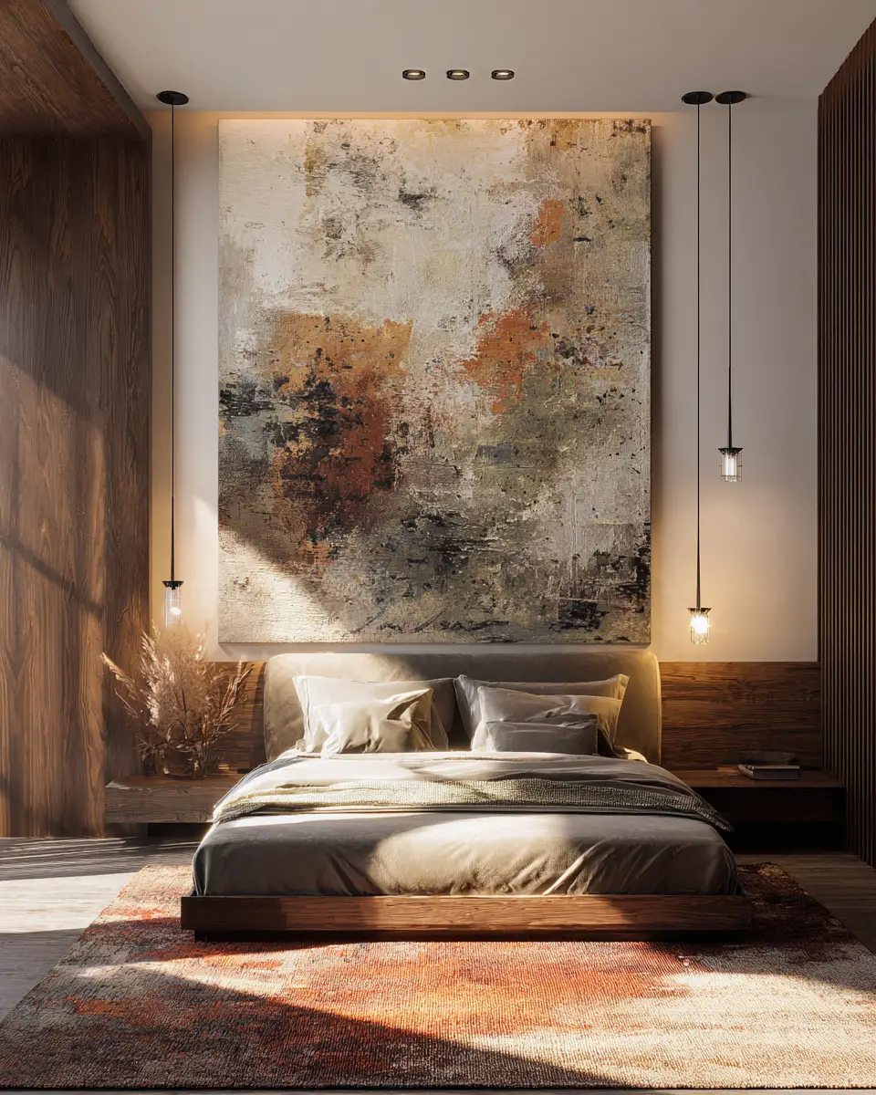 Rust Japandi Bedroom Decor Ideas