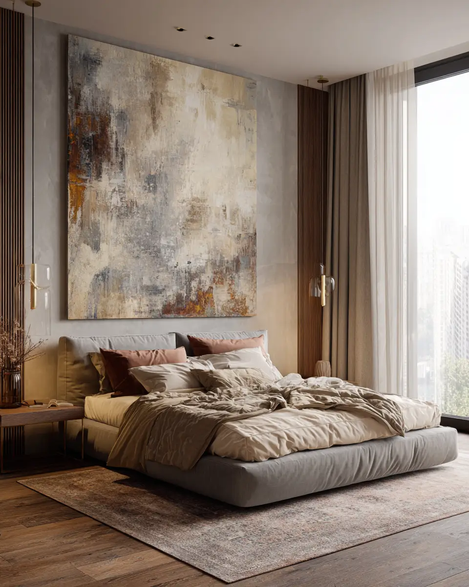 Rust Japandi Bedroom Decor Ideas
