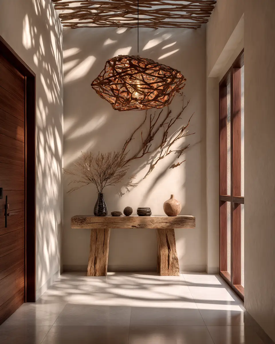 Rust Japandi Entryway Decor Ideas