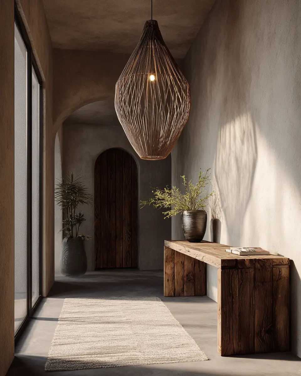 Rust Japandi Entryway Decor Ideas