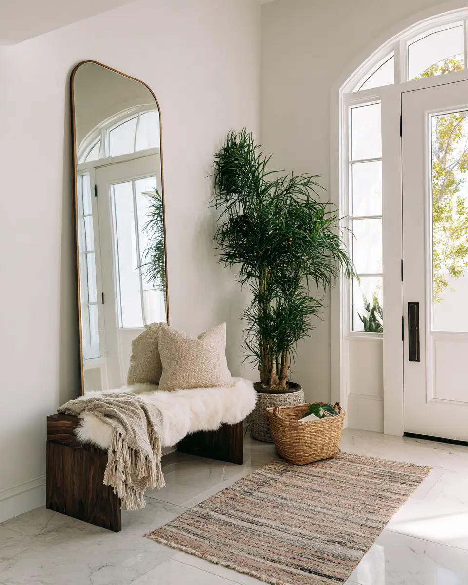 Rust Japandi Entryway Decor Ideas