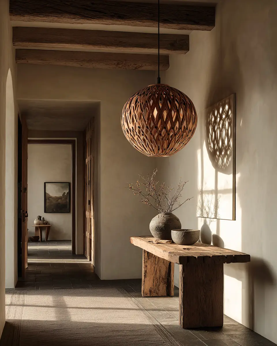 Rust Japandi Entryway Decor Ideas