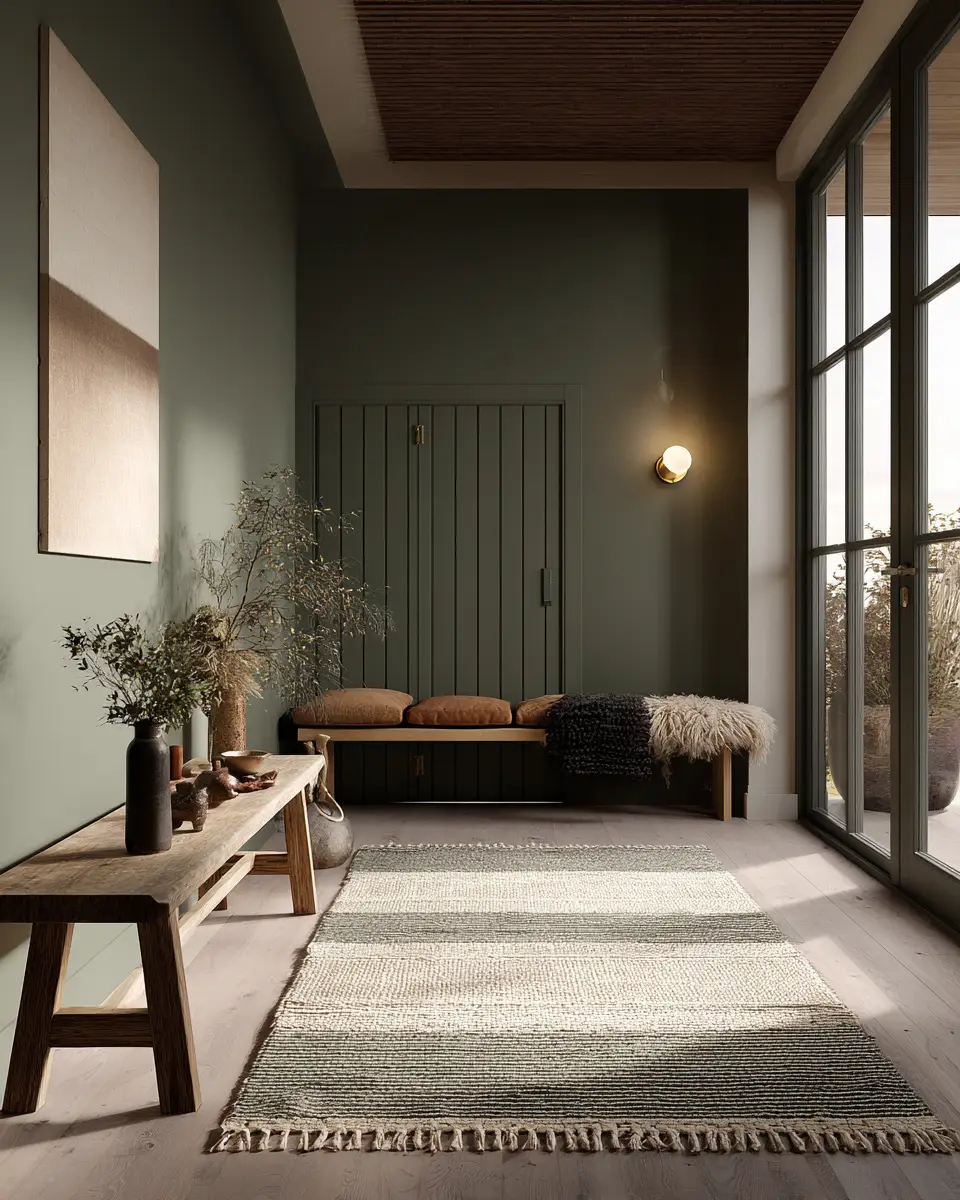 Rust Japandi Entryway Decor Ideas