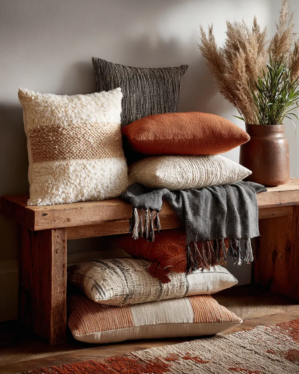 Rust Japandi Entryway Decor Ideas