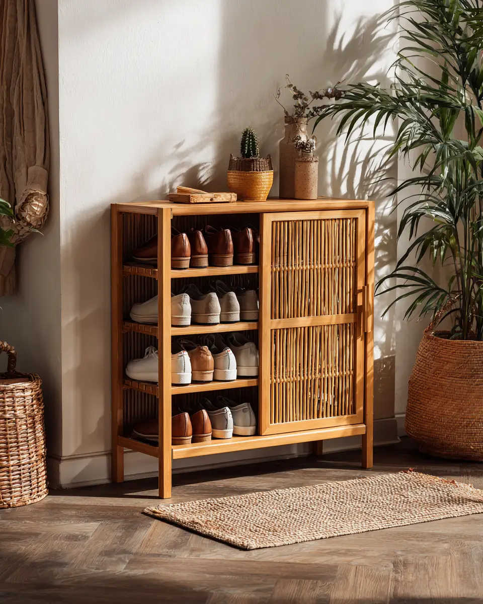 Rust Japandi Entryway Decor Ideas