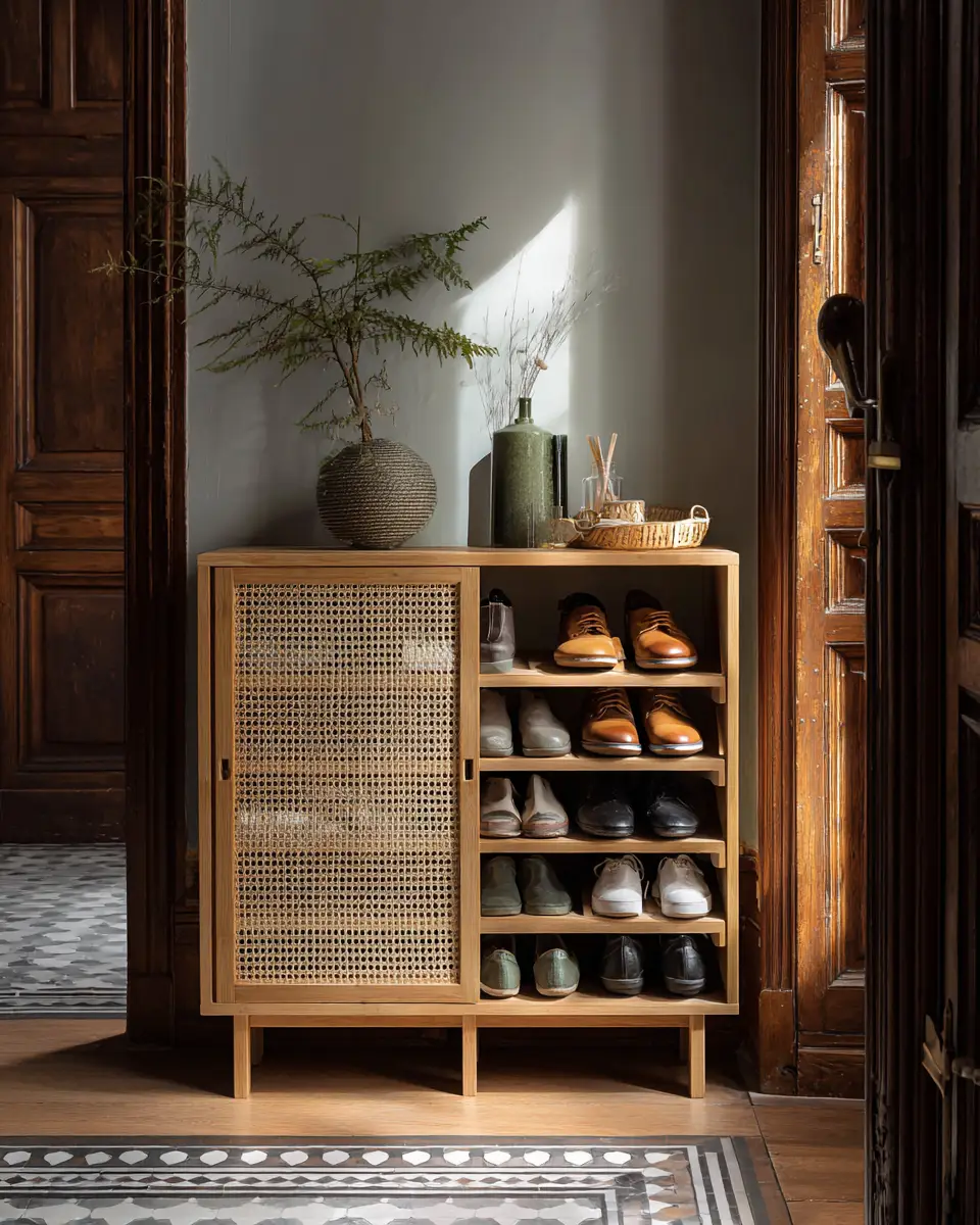 Rust Japandi Entryway Decor Ideas