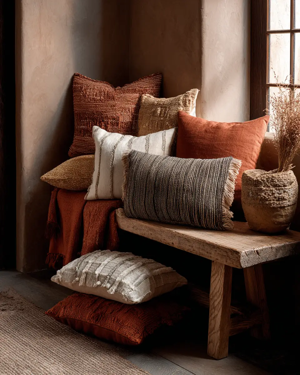 Rust Japandi Entryway Decor Ideas