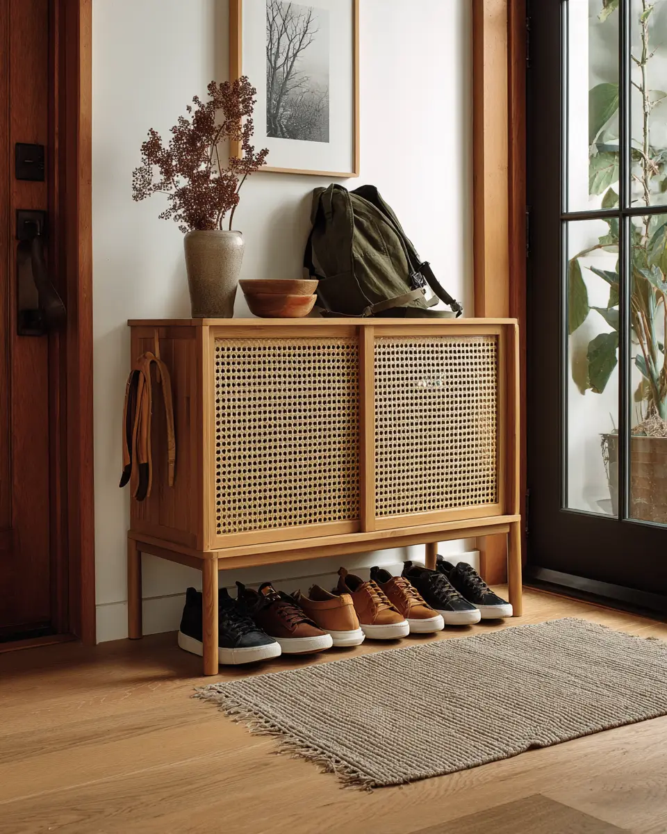 Rust Japandi Entryway Decor Ideas