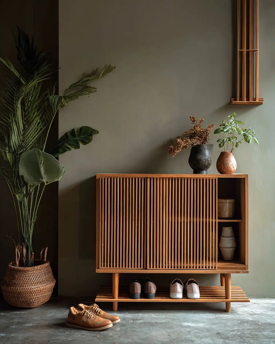 Rust Japandi Entryway Decor Ideas