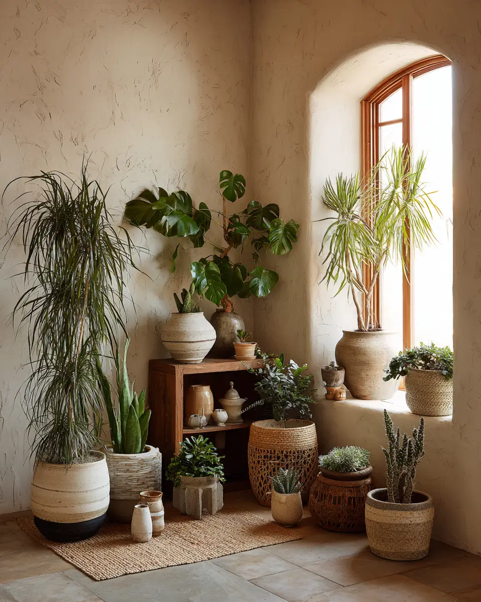 Rust Japandi Entryway Decor Ideas