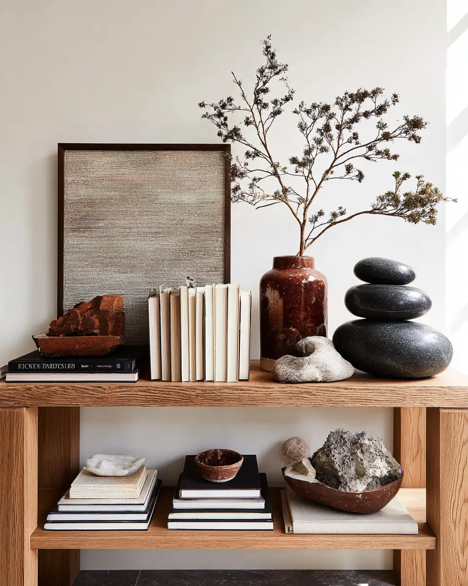 Rust Japandi Entryway Decor Ideas