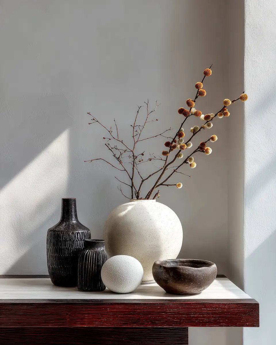 Rust Japandi Entryway Decor Ideas