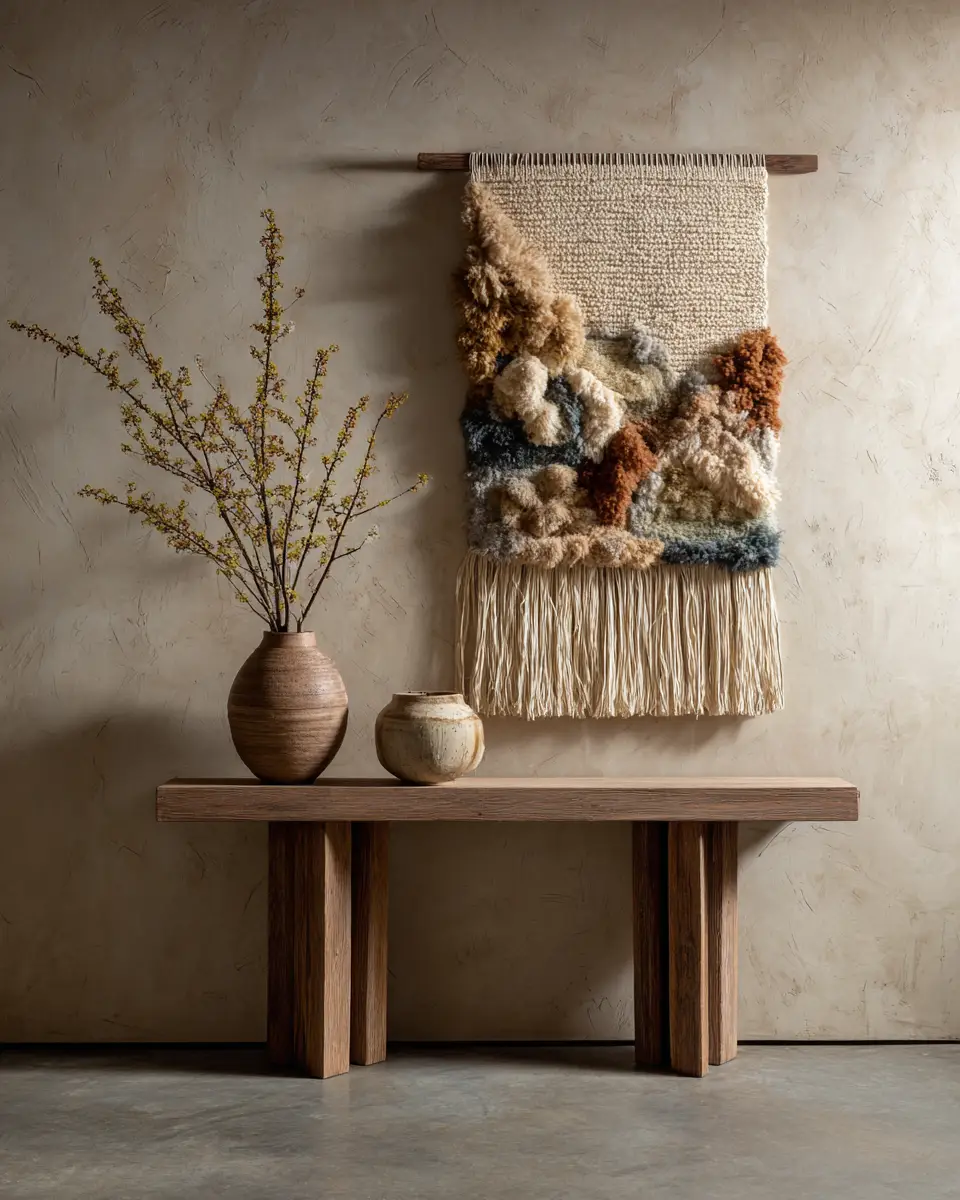 Rust Japandi Entryway Decor Ideas