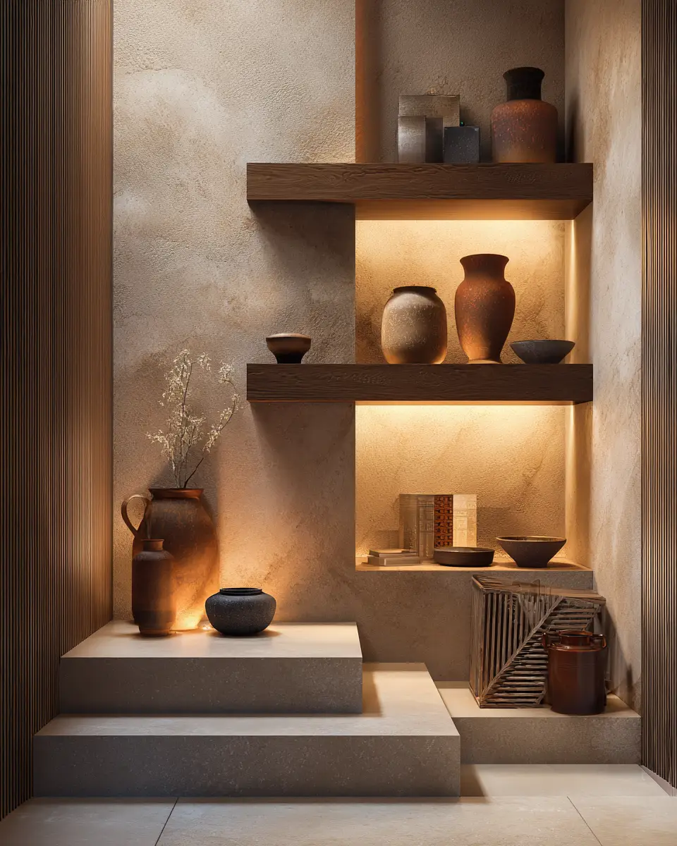 Rust Japandi Entryway Decor Ideas