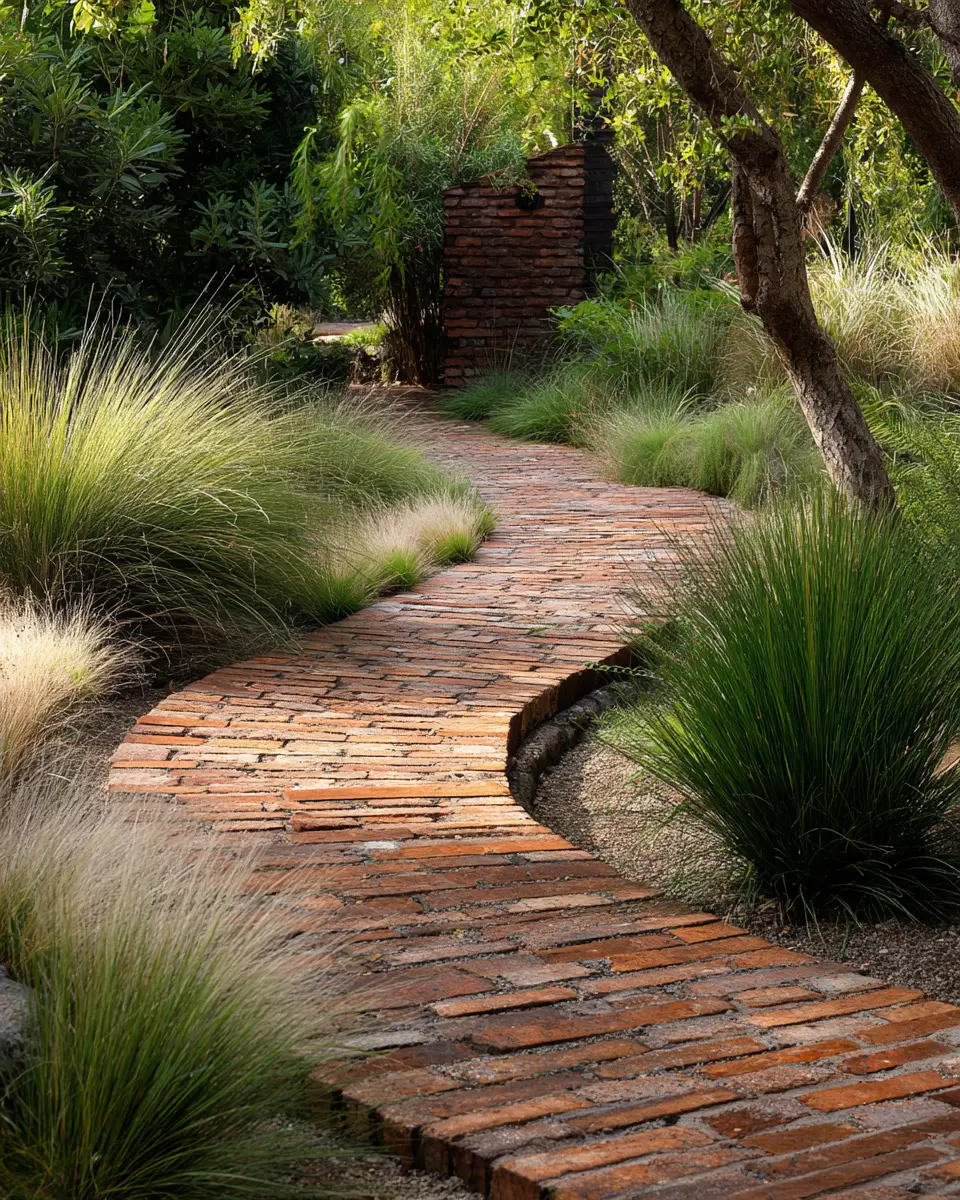 Rust Mid-Century Modern Garden Decor Ideas