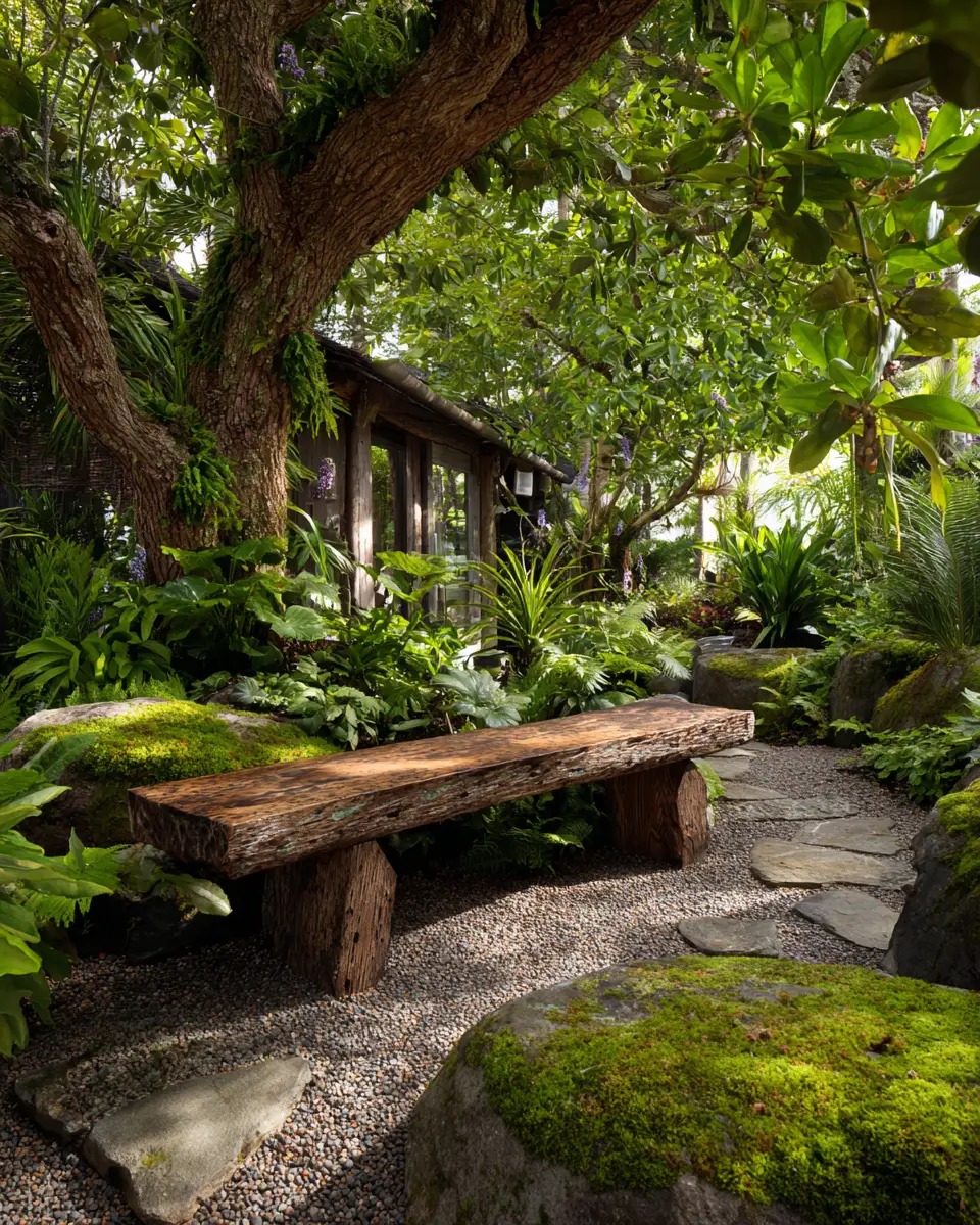 Rust Mid-Century Modern Garden Decor Ideas