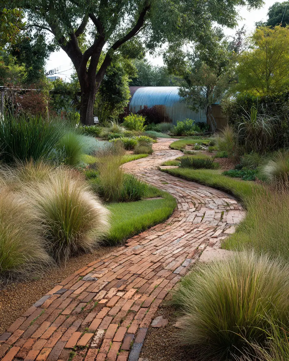 Rust Mid-Century Modern Garden Decor Ideas