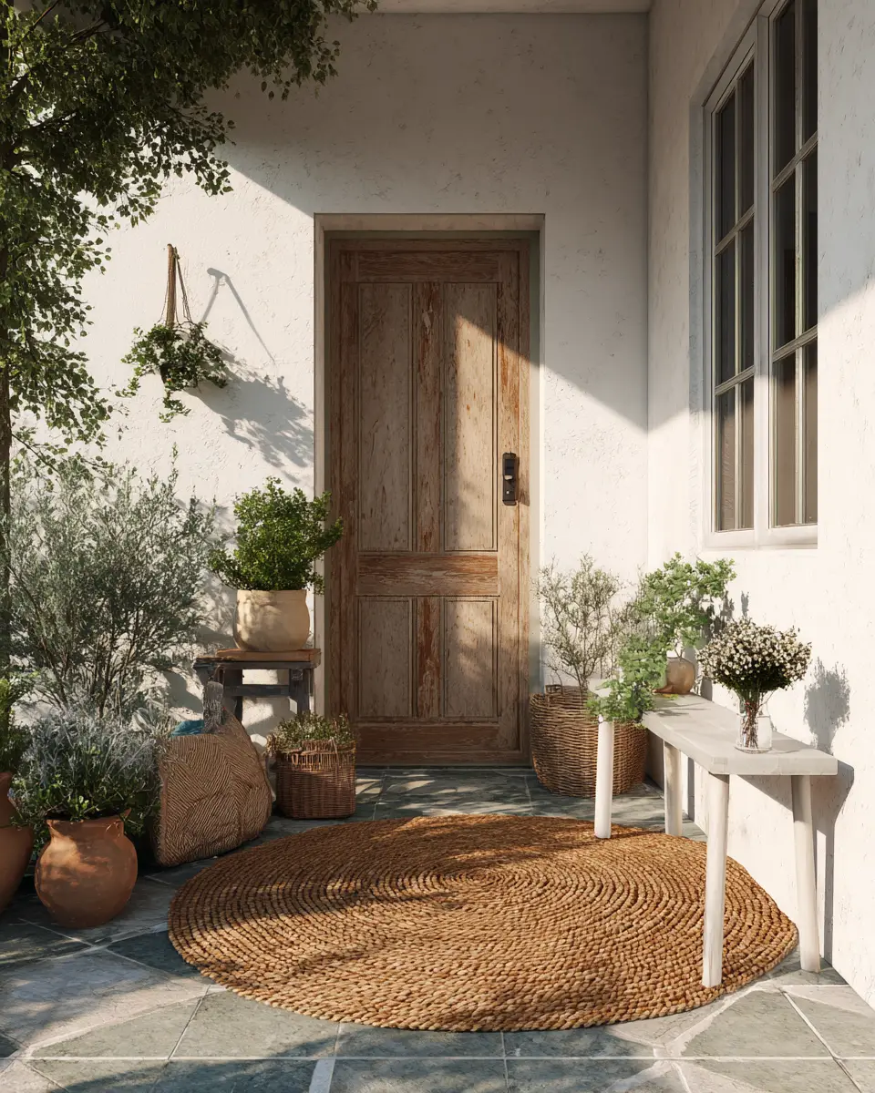 Rust Minimalist Porch Decor Ideas