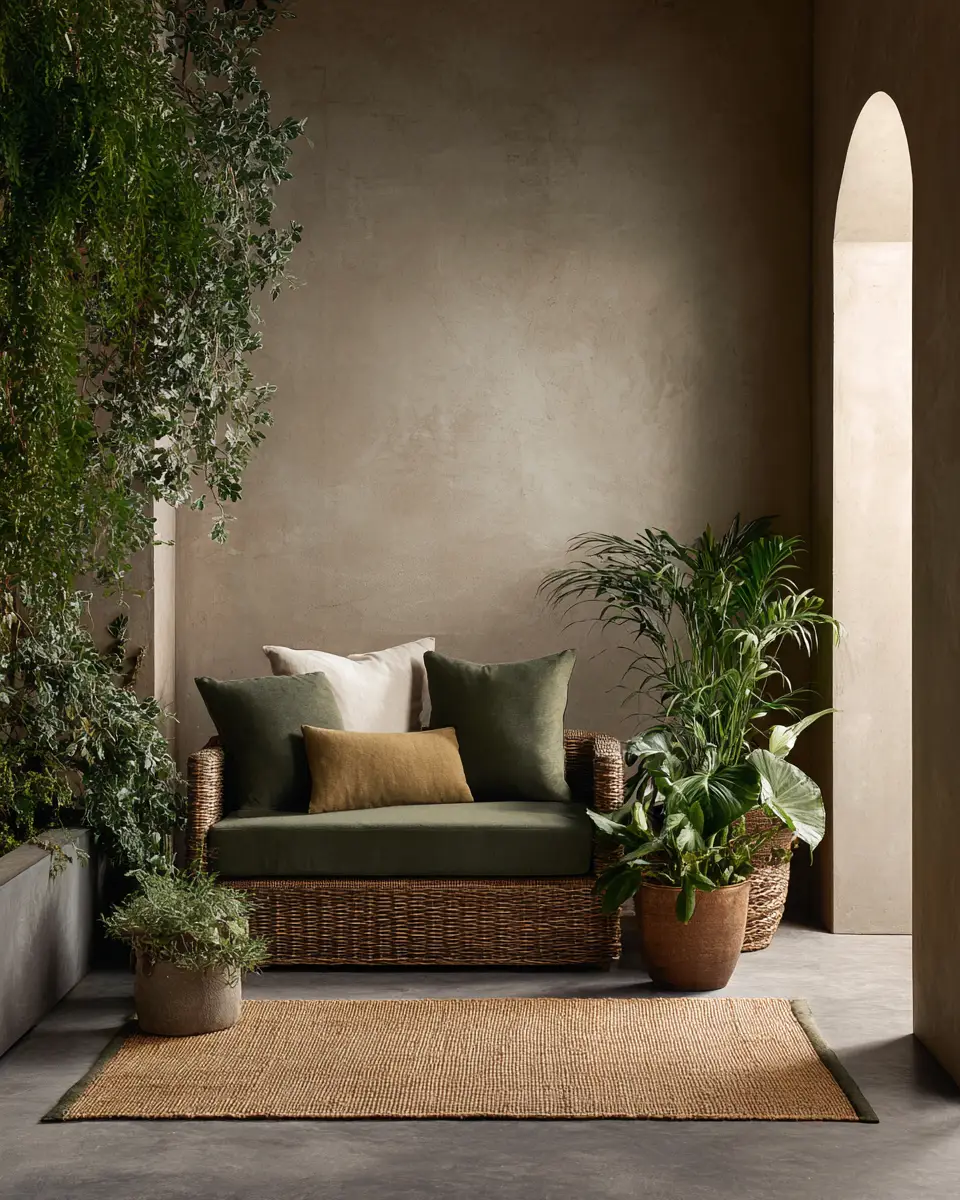 Rust Minimalist Porch Decor Ideas