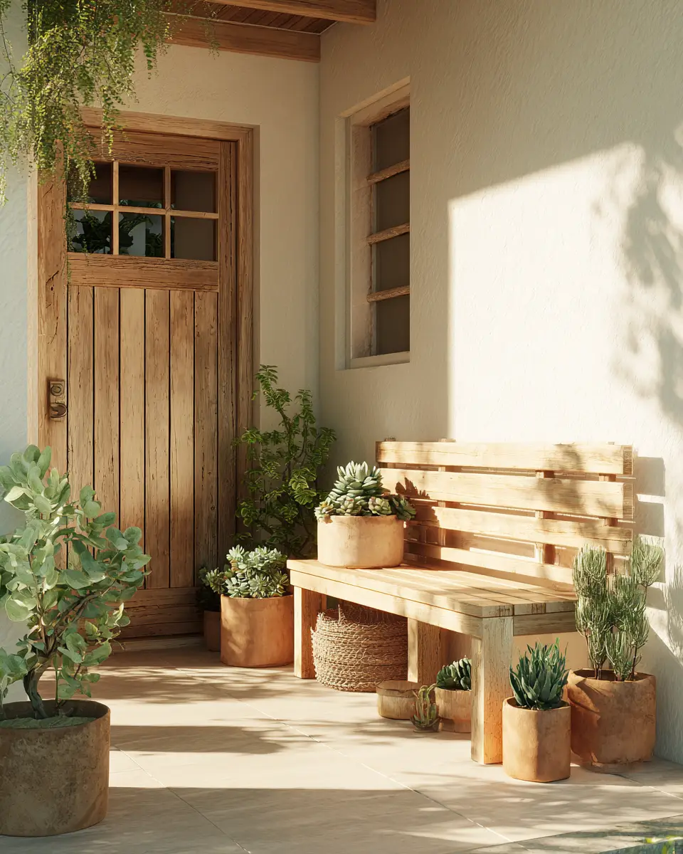 Rust Minimalist Porch Decor Ideas