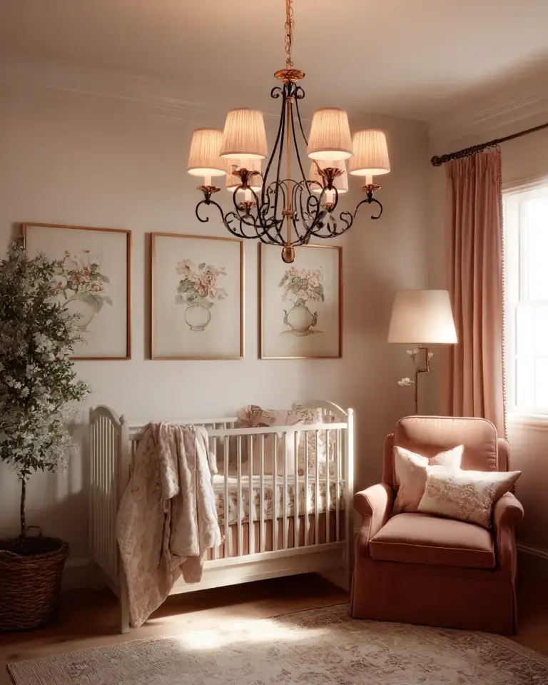 Rust Traditional Nursery Decor Ideas - Featured