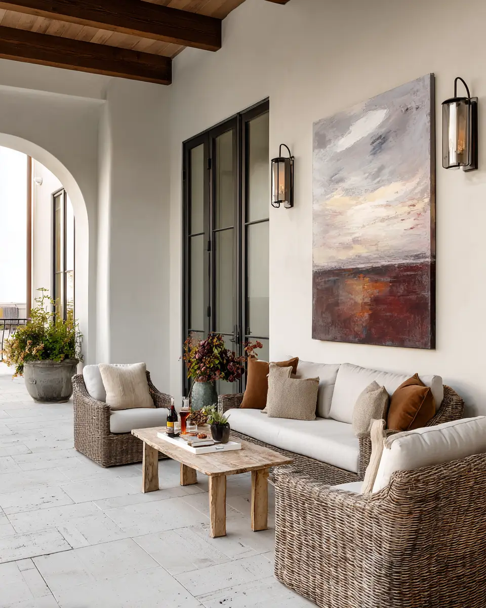 Rust Transitional Porch Decor Ideas