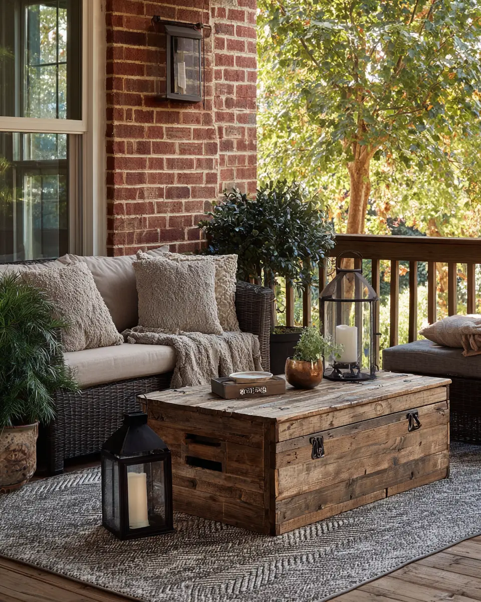 Rust Transitional Porch Decor Ideas