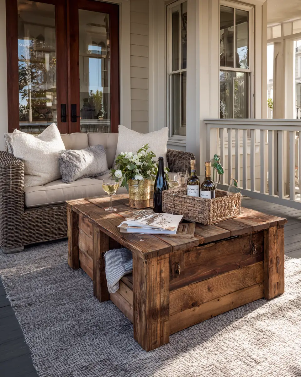 Rust Transitional Porch Decor Ideas