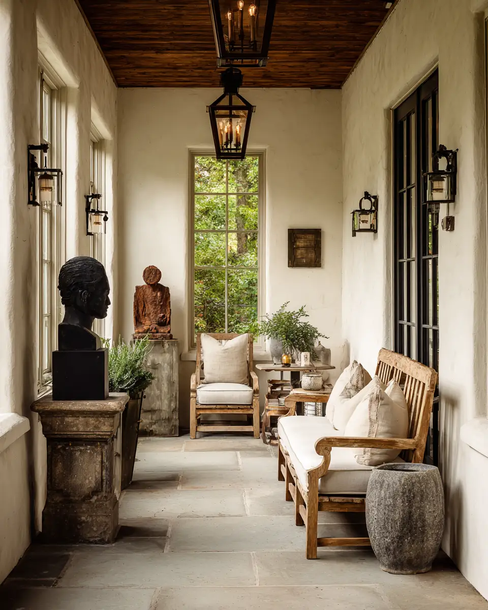 Rust Transitional Porch Decor Ideas