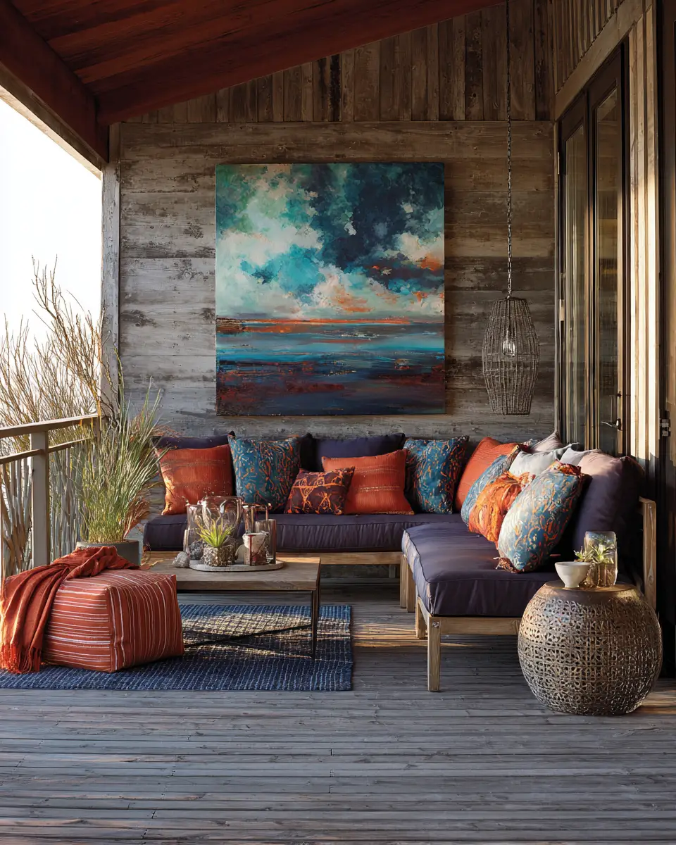 Rust Transitional Porch Decor Ideas
