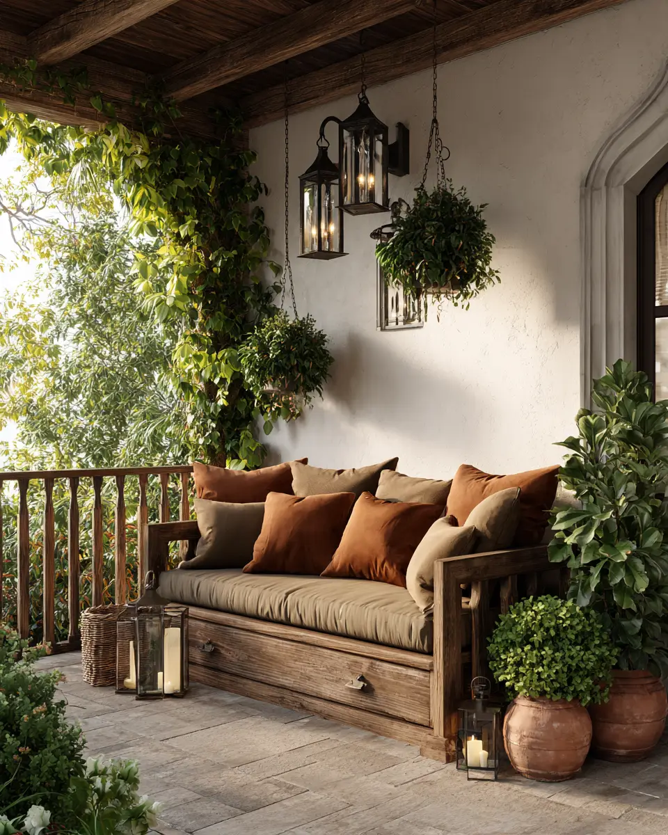 Rust Transitional Porch Decor Ideas