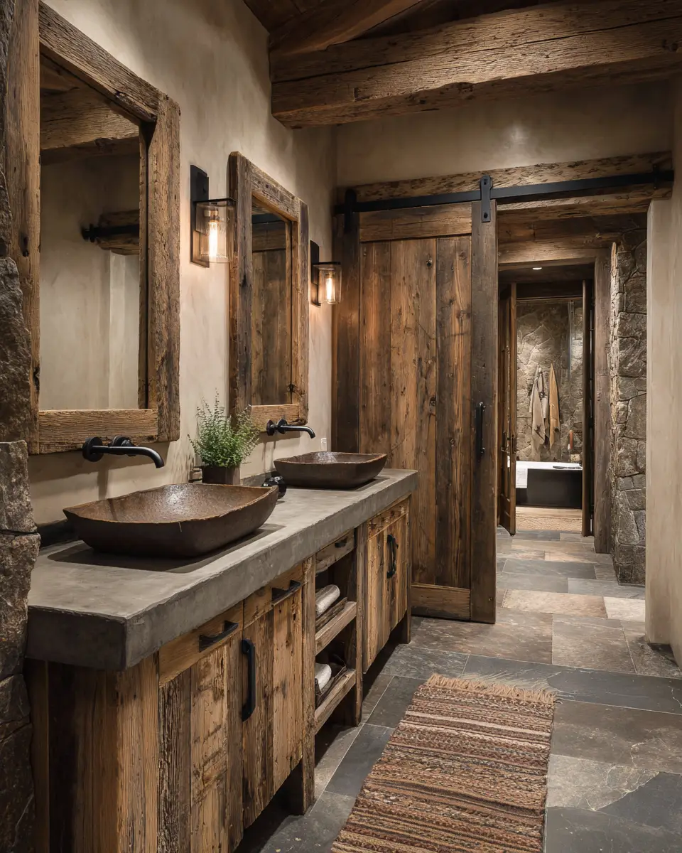 Rustic Bathroom Decor Ideas