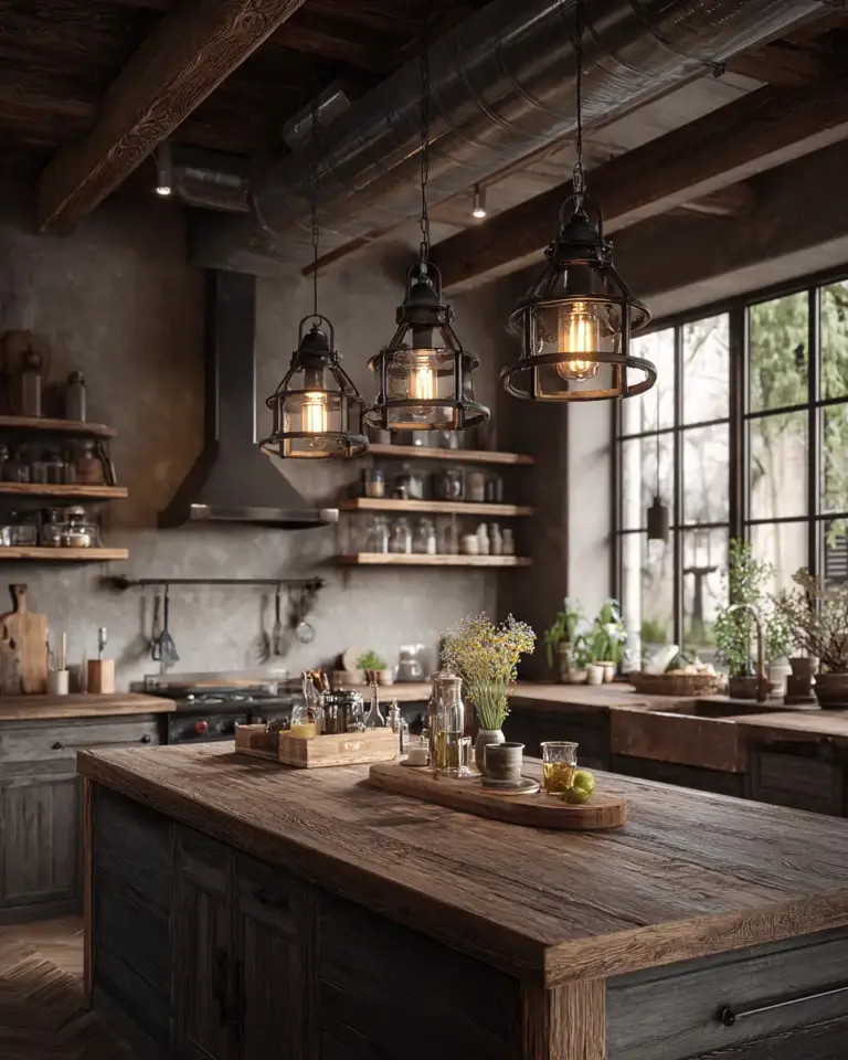 Rustic Kitchen Decor Ideas - Featured