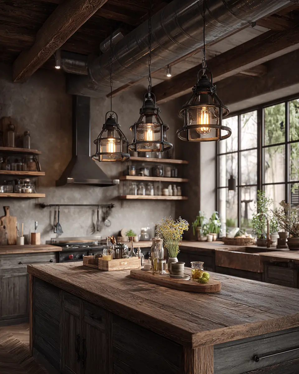 Rustic Kitchen Decor Ideas - Featured