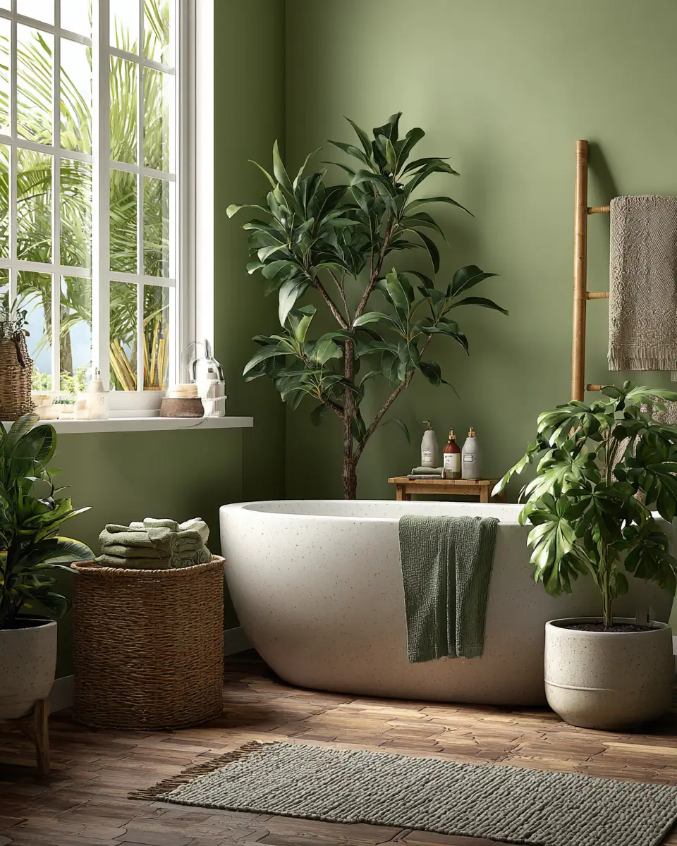 Sage Green Bathroom Decor Ideas