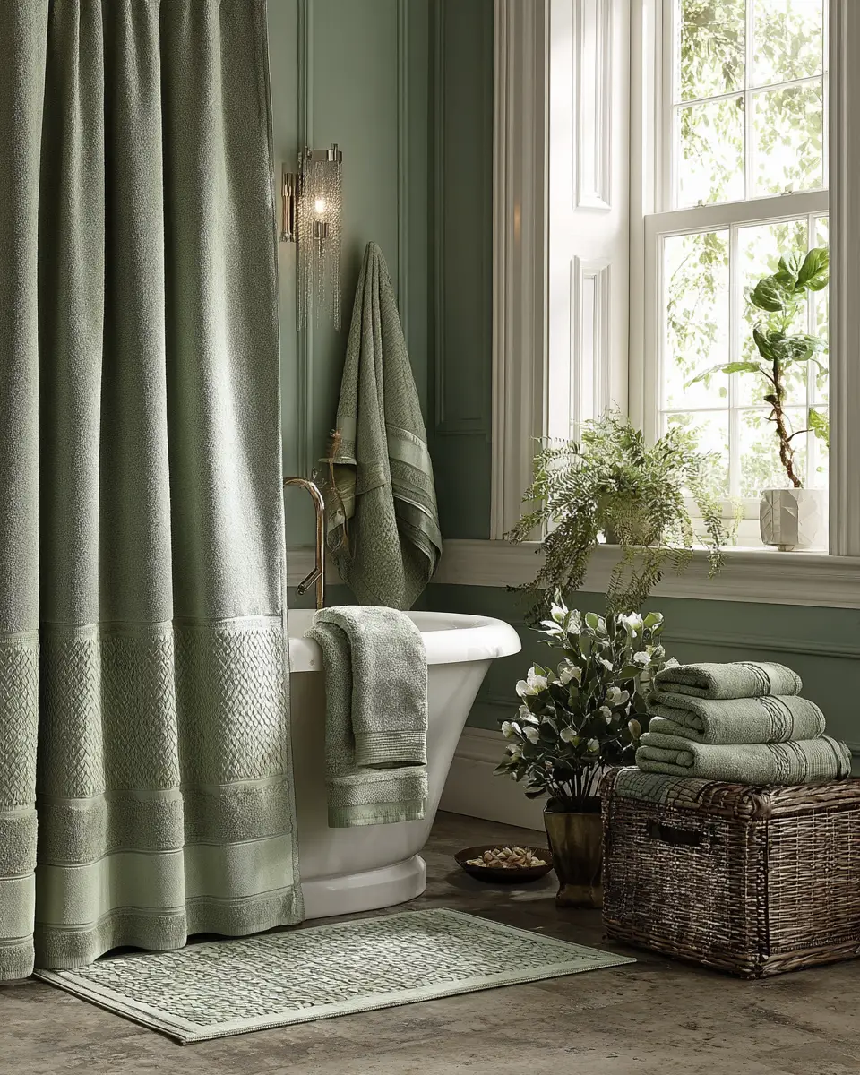 Sage Green Bathroom Decor Ideas