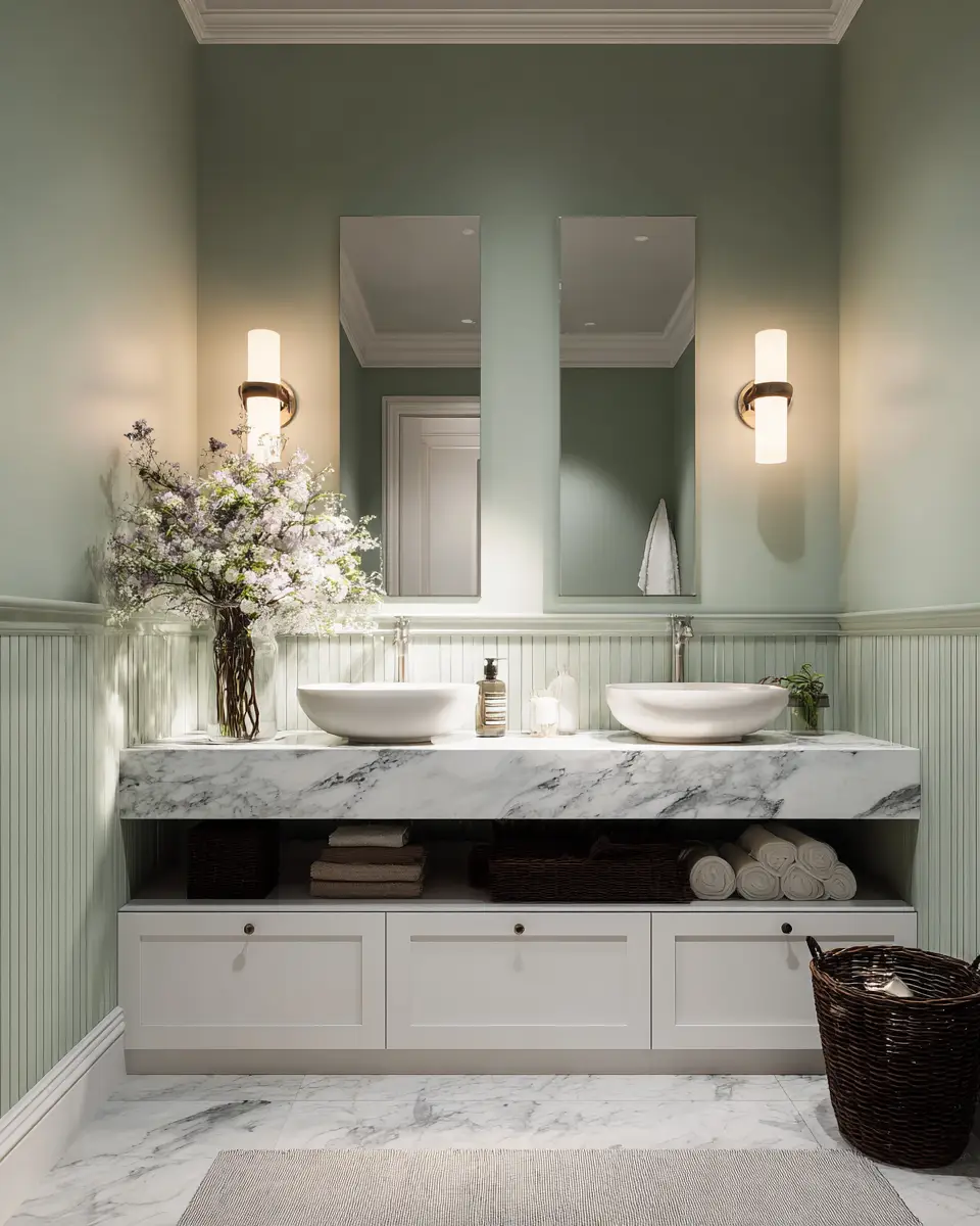 Sage Green Bathroom Decor Ideas