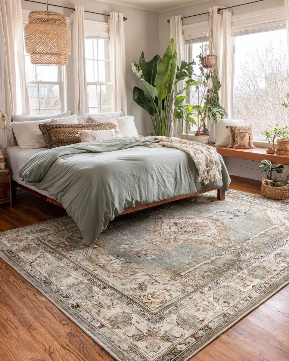 Sage Green Boho Bedroom Decor Ideas