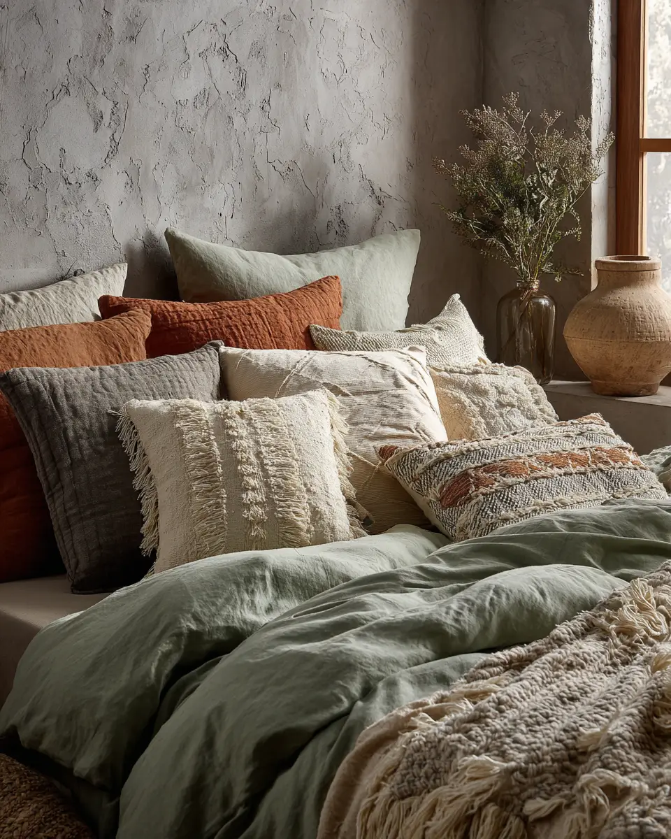 Sage Green Boho Bedroom Decor Ideas