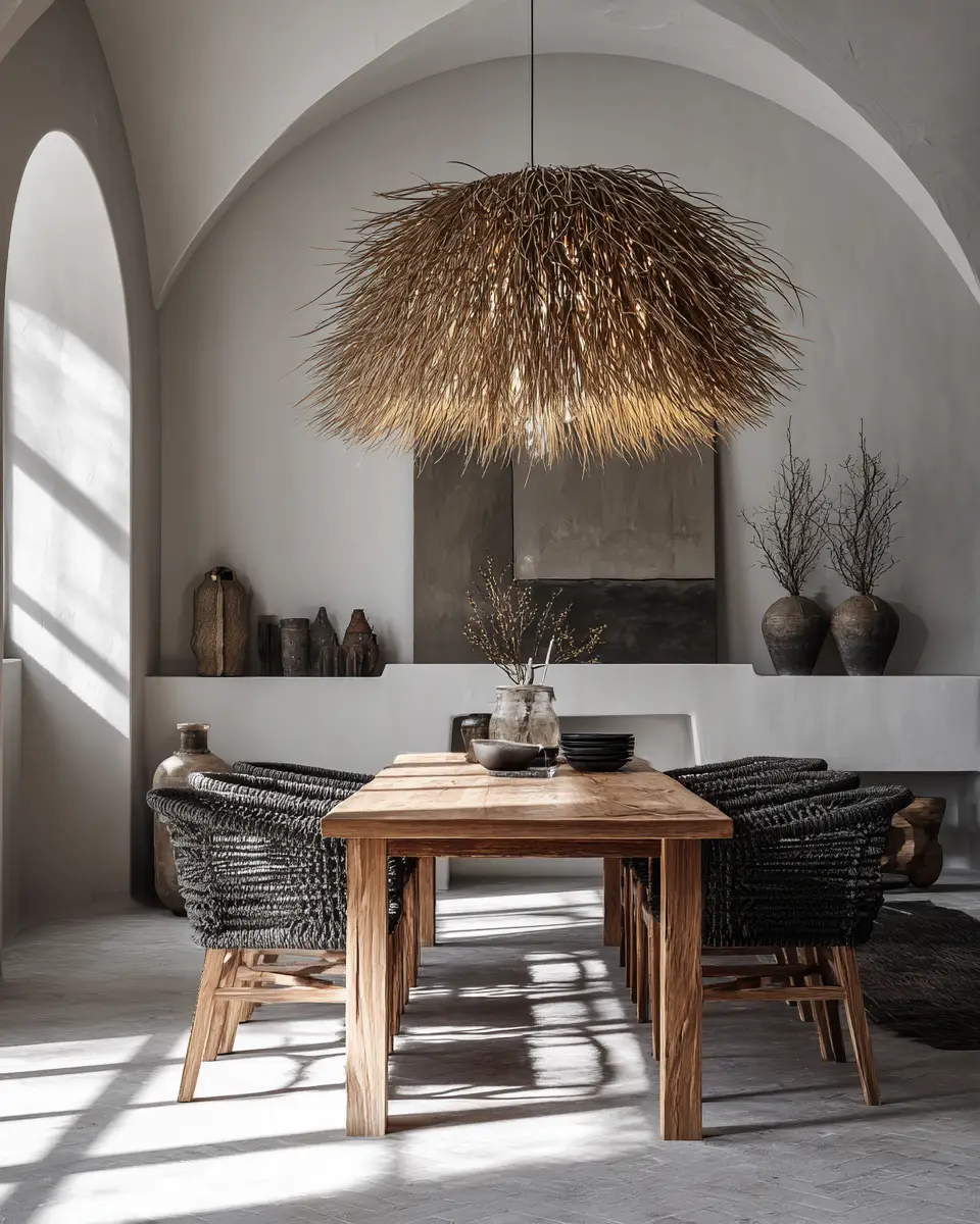 Sage Green Boho Dining Room Decor Ideas