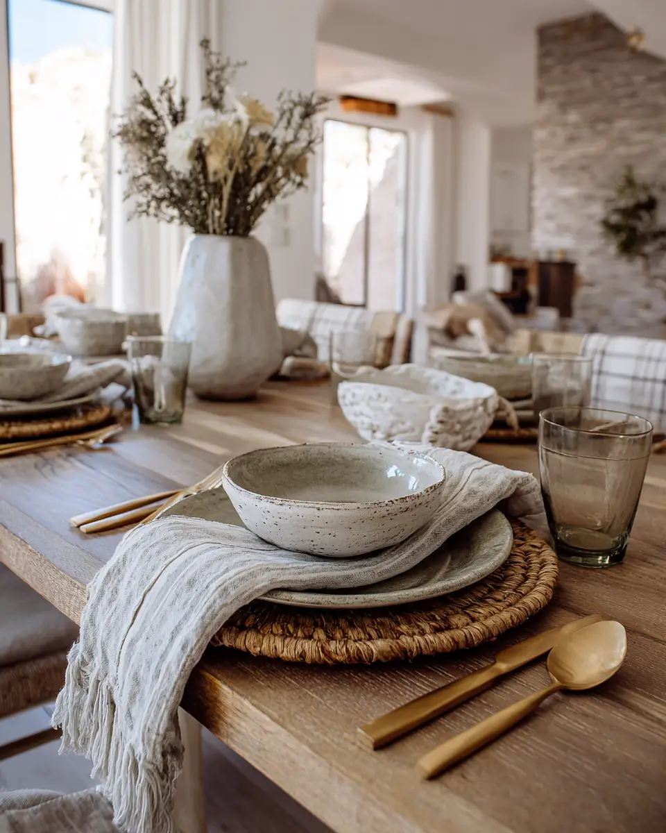 Sage Green Boho Dining Room Decor Ideas