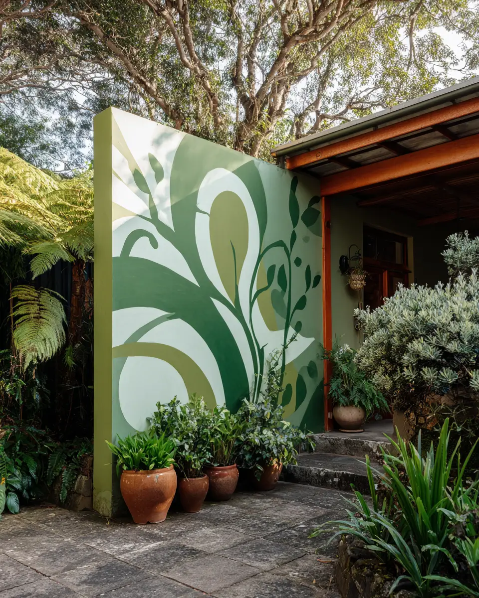 Sage Green Boho Garden Decor Ideas