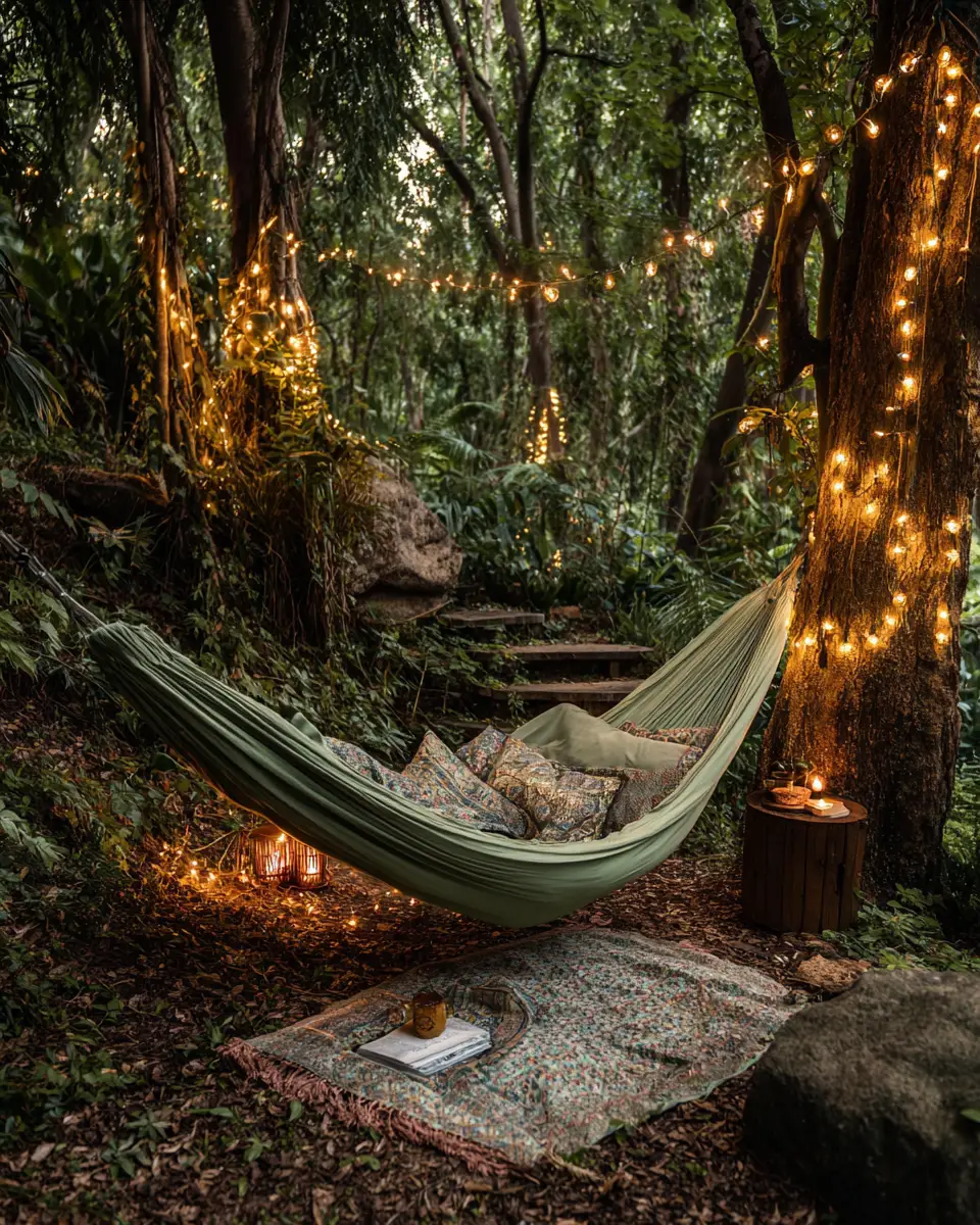 Sage Green Boho Garden Decor Ideas