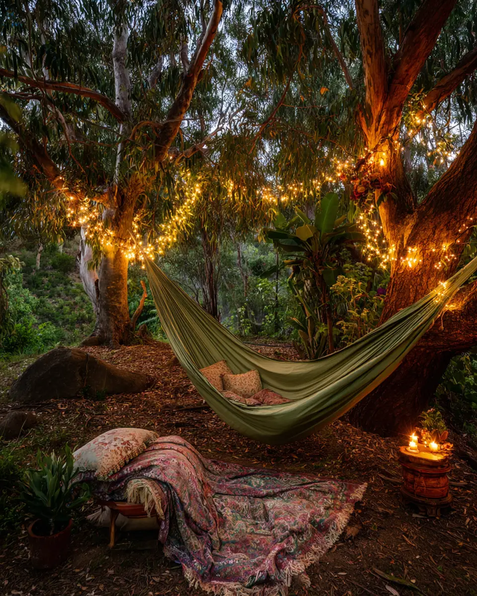 Sage Green Boho Garden Decor Ideas