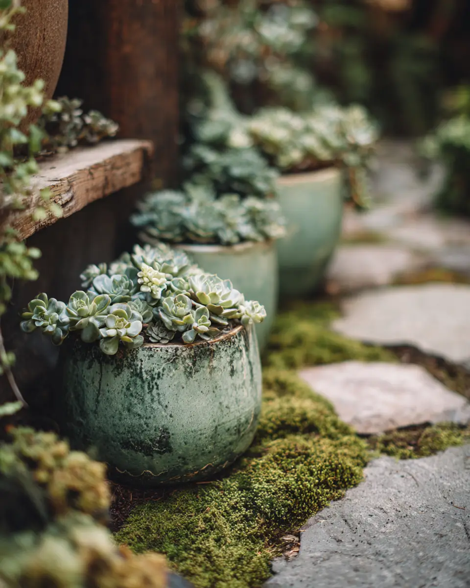 Sage Green Boho Garden Decor Ideas