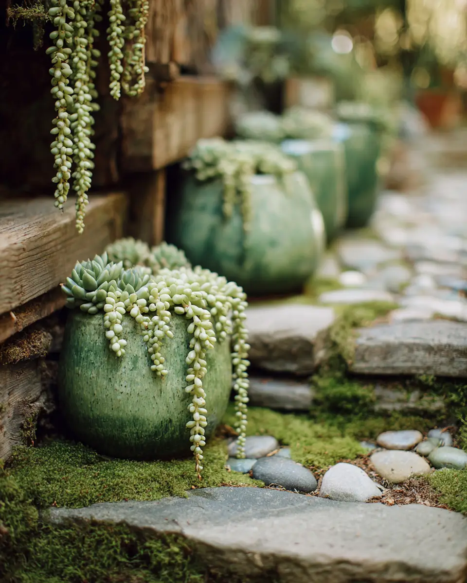 Sage Green Boho Garden Decor Ideas